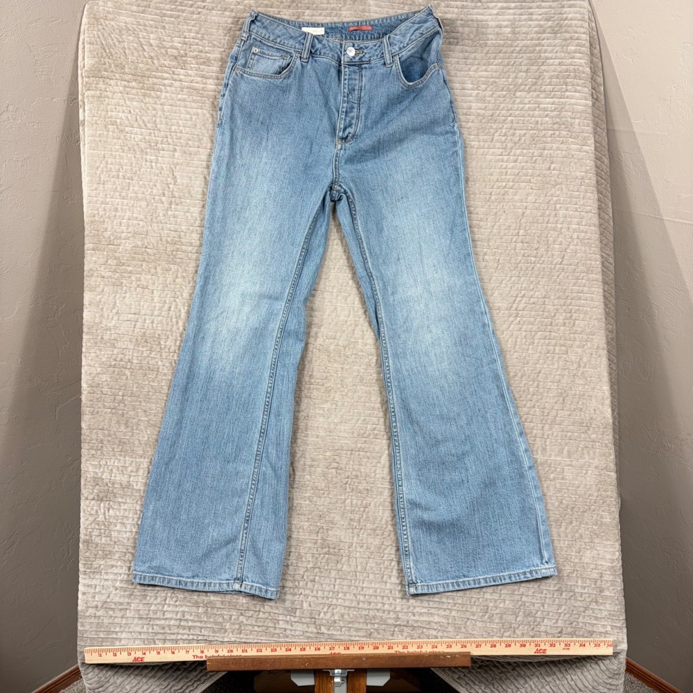 Pilcro and the Letterpress High Rise Trouser Bootcut Jeans Light Wash Size 30
